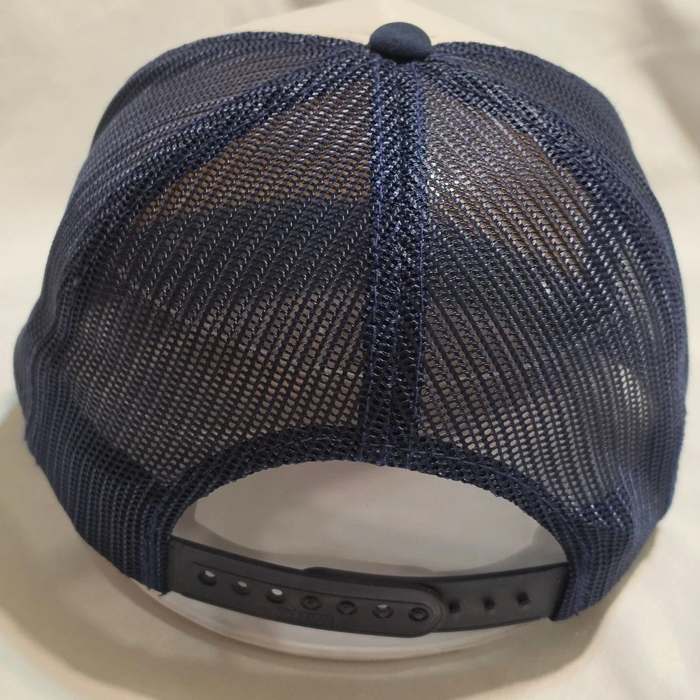 Vintage 1998 South Atlantic Well Drillers Jubilee Noland Trucker Hat Navy Blue‎